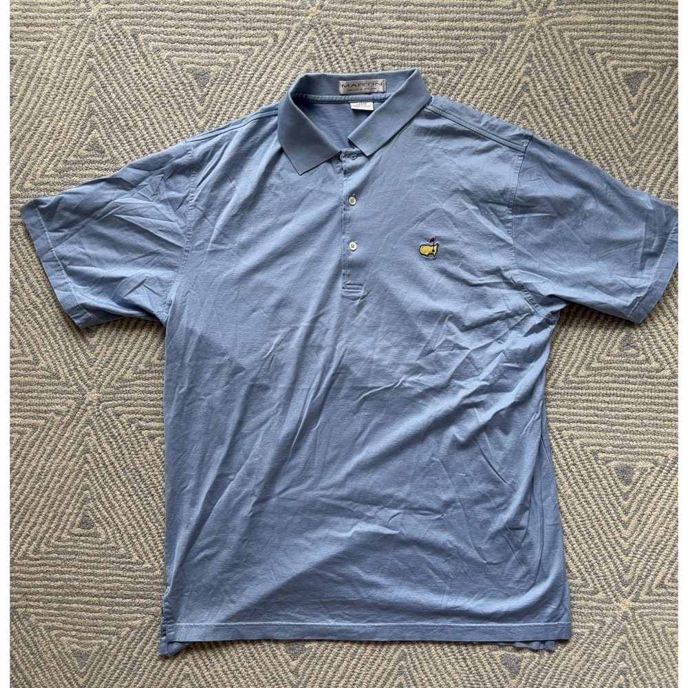 Martin Masters Pima Cotton Polo‎ Shirt - Light Blue - Large